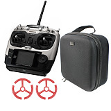 Radiolink AT9S PRO with Portable Case Handbag Rocker Mount 2.4G 12CH Remote Control RC Transmitter with R9DS Receiver For FPV DIY RC Drone Quadcopter Airplane