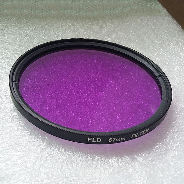 US 1.29 BGNING Universal SLR Camera FLD Fluorescent Purple Round Filter for 5255586772mm