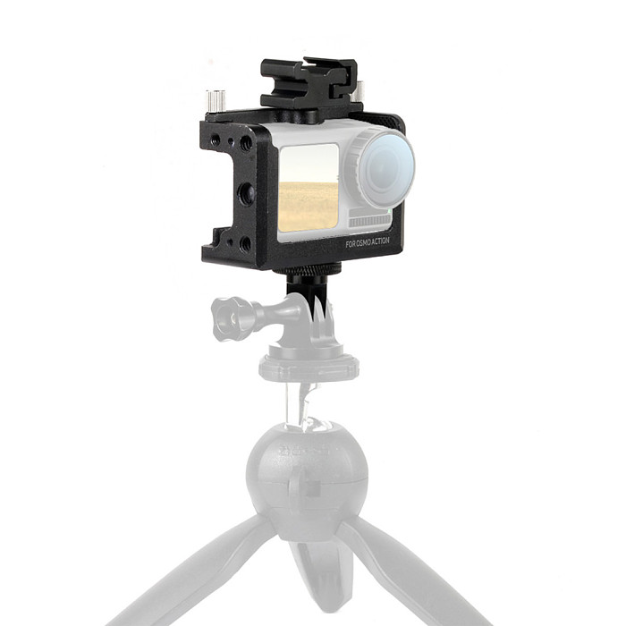 BGNING Aluminum Alloy Shell Protection Cover Expansion Protective Case Camera Cage for DJI Osmo Action Sports Camera Accessories