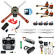 QWinOut DIY RC Drone Kit F450-V2 FPV Quadcopter with AT9S Remote Controller MINI PIX MINI GPS Q6 4K Wide Angle Action Camera FPV Watch / FPV Goggles Full Set Drone Kit