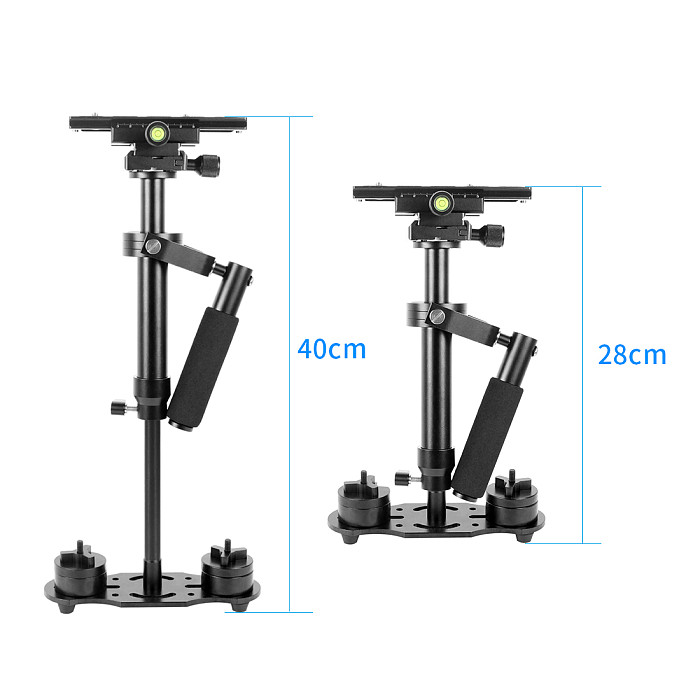BGNing Universal S60 Aluminum Handheld Stabilizer Adjustable Mount for Phone DV AEE DSLR Video Camera Shooting Shake Shock Bracket