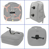 JMT 3D Print PLA Lock Mount Handbag Backpack DIY Hanging Buckle with Strap 3D Printing Hook for FPV Racing Drone