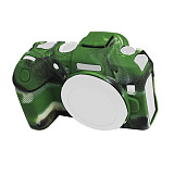 BGNING Camera Case Silicone Case Black/Green for Canon EOS-RP 