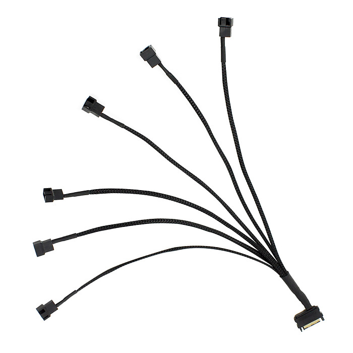 XT-XINTE Laptop SATA 15 Pin to 3 Pin 4 Pin Cooling Fan Cable 30cm Mainboard CPU Fan Adapter Connectors Cable