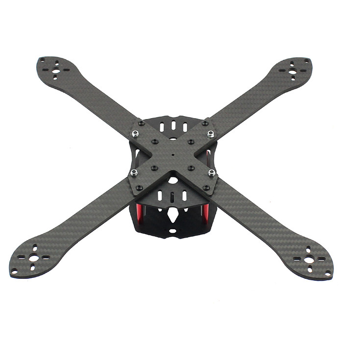 JMT T300 300mm 3K Full Carbon Fiber Frame Kit True X Quadcopter Rack with 3D Print Camera Mount for GOPRO 8 Freestyle DIY FPV Racing Drone
