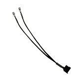 XT-XINTE SATA 15Pin to 2 3 4 Splitter 3Pin 4Pin Fan Power Adapter Extension Cable Wire Cord Multiplier PC Computer Cooling 30CM