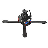 JMT T300 300mm 3K Full Carbon Fiber Frame Kit True X Quadcopter Rack with 3D Print Camera Mount for GOPRO 8 Freestyle DIY FPV Racing Drone