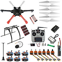 6-axis RC Aircraft Hexacopter Helicopter RTF Drone with AT10 TX/RX 550 Frame GPS APM2.8 Flight Controller Battery