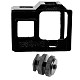 BGNing 3D Print Camera Protective Case with Aluminum Mini 1/4 Cold Shoe Seat for Gopro Hero 8 Action Camera