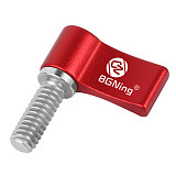 BGNing CNC Aluminum Alloy 1/4 SLR Camera Clamp Screw Adjustable Hand Screw Tight Lock Screws for DSLR Photographic Equipment Camera Accessories