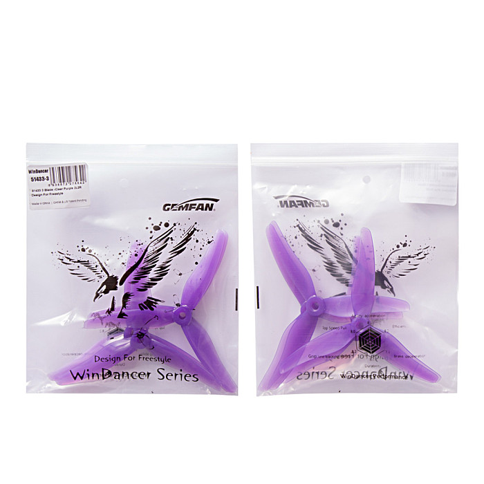 2/4/10 Pairs Gemfan WinDancer 51433 3-blade 3.5 Inch PC CW CCW Propeller for RC Drone FPV Racing
