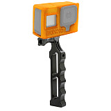 BGNing Aluminum Alloy Handle Tripod Mount Single Handheld Monopod Bracket with 3D Print TPU Protective Case for Gopro Hero 8 Action Camera