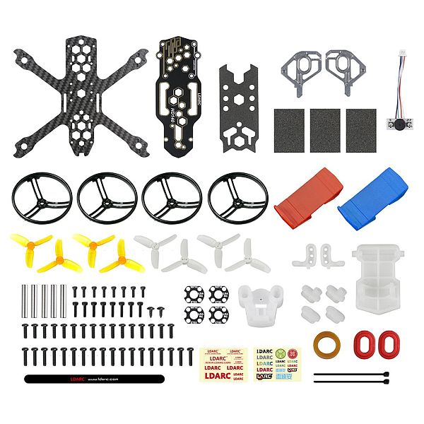LDARC HD140 Frame KIT Accessories / Body Plate / Aluminum Frame for FPV Racing Drone 