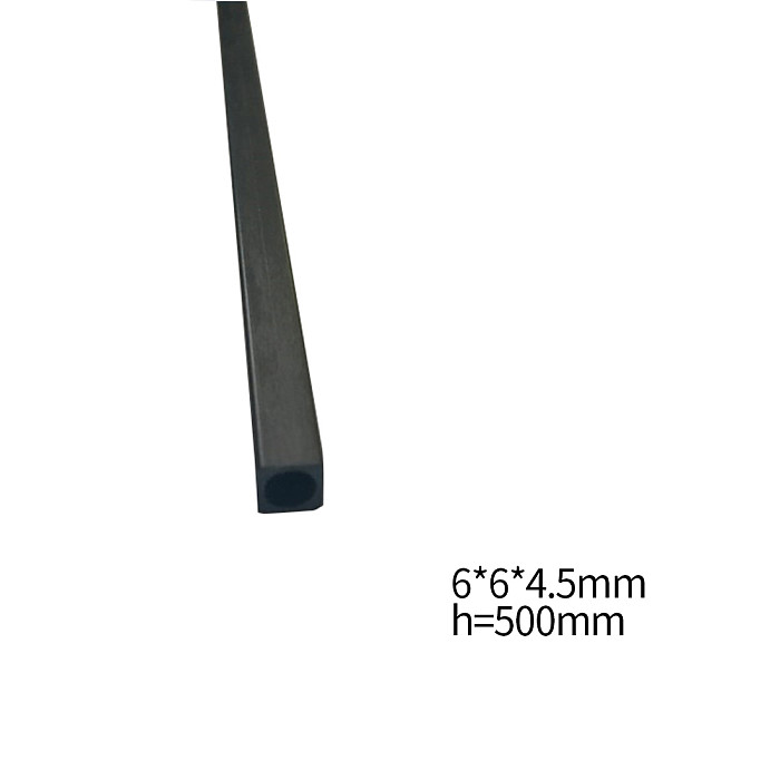 10 pcs JMT RC Model Accessories Carbon Fiber Square Tube Length 500mm Multi-Size OD 3mm 4mm 5mm 6mm 8mm 10mm