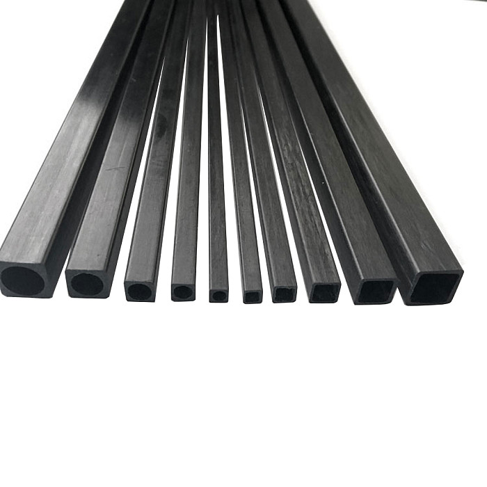 10 pcs JMT RC Model Accessories Carbon Fiber Square Tube Length 500mm Multi-Size OD 3mm 4mm 5mm 6mm 8mm 10mm