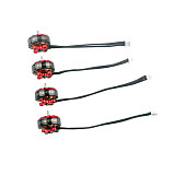 Happymodel Larva X HD 125mm Carbon Fiber Frame Kit with EX1203 1203 5500KV 2-4S Brushless Motor & 65mm Props for Toothpick DIY FPV Racing Drone Quadcopter