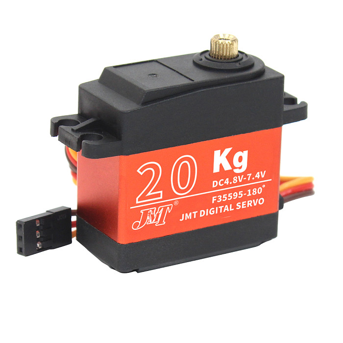 JMT 20KG Digital Servo Large Torque Metal Shell Servo Waterproof For Car Model / Multi-rotor Aircraft / Helicopter / Robot / RC Toy