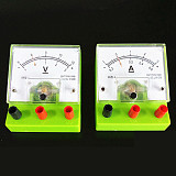 Feichao DIY Ammeter Voltmeter Volt Meter Physical Electrical Circuit Experiment Equipment 