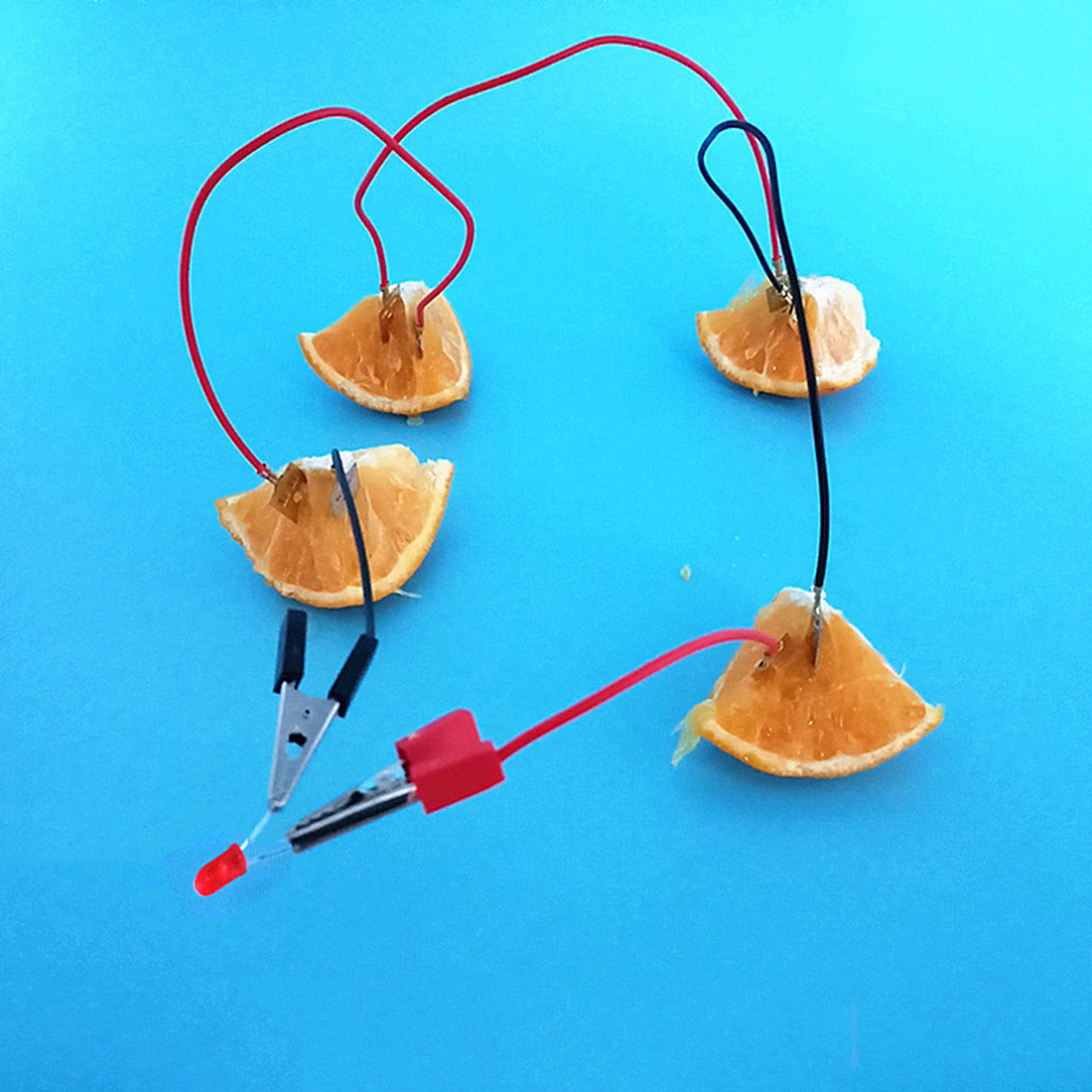 US 1.19 Feichao Fruit Battery Experiment Kit Cola Potato Lemon Power