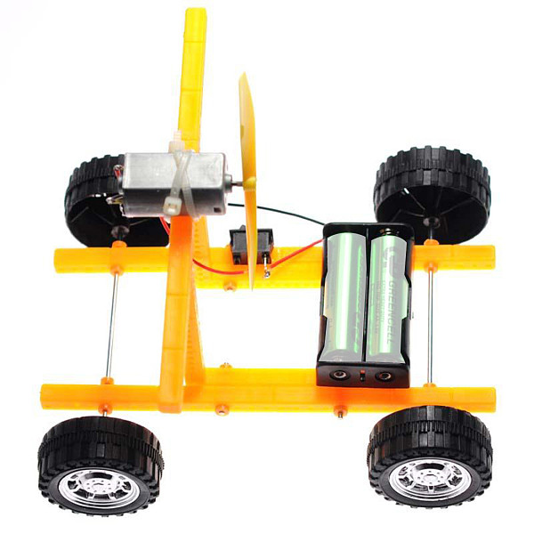 Feichao DIY Wind-powered Toy Technology Car Creative Science Intelligent For Kids Educational DIY Toy Model