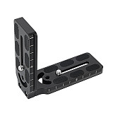 BGNING L Shape Plate Quick Release Plate L Bracket Stand Holder for CamFi for Canon for Nikon for Sony DSLR Camera Accessories