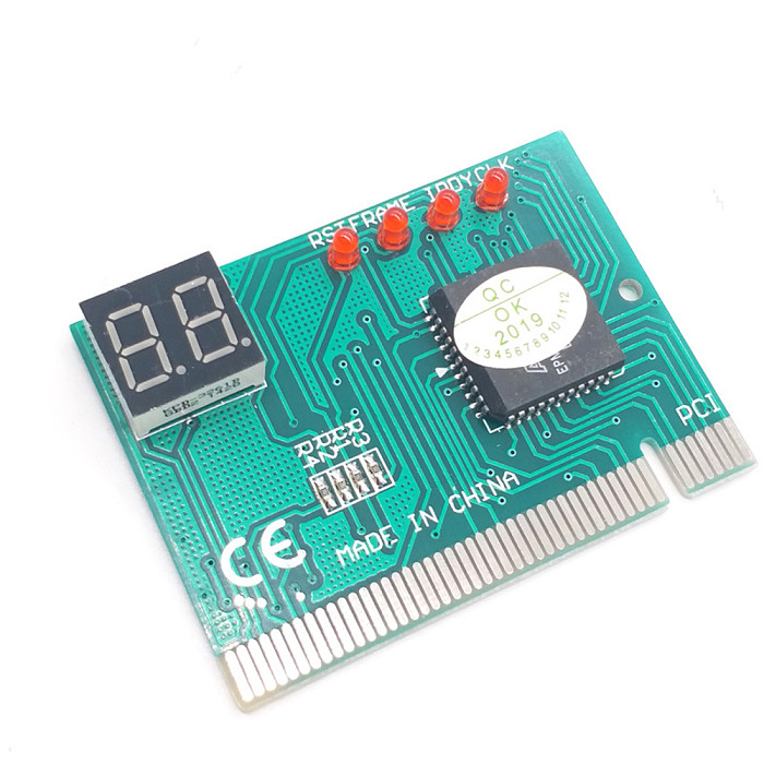 XT-XINTE ​1PC 2 Digit PCI Post Card LCD Display PC Analyzer Diagnostic Card Motherboard Tester Computer Analysis Networking Tools