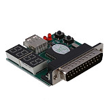 XT-XINTE Computer 4-Digit Laptop PC Motherboard USB and PCI Diagnostic Analyzer Display t Post Card Tester for Laptop PC Main board