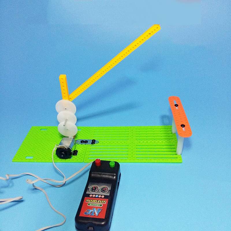 Feichao Wire Control Gate Lifting Rod DIY Technology Making Toys Science Popular Model Children Creative Handmade