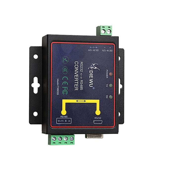DIEWU TXB026 Active RS232 to RS485 Converter with High Quality Converter Power Cable Converter for Industrial use​