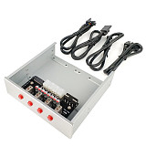 XT-XINTE Intelligent 4/6 Hard Disk Controller Management System Hub HDD SSD Power Switch For Desktop PC Computer