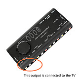 XT-XINTE AV Audio Video Signal Switcher 4 Input 1 Output Switch Video Game System Converter Adapter for XBOX for Playstation 2/TV/DVD/VCR