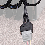 XT-XINTE SATA 15Pin M 1 to 5 SATA 15Pin F Hard Drive Power Supply Splitter Cable 60CM Cord for DIY PC Sever 15-pin Power
