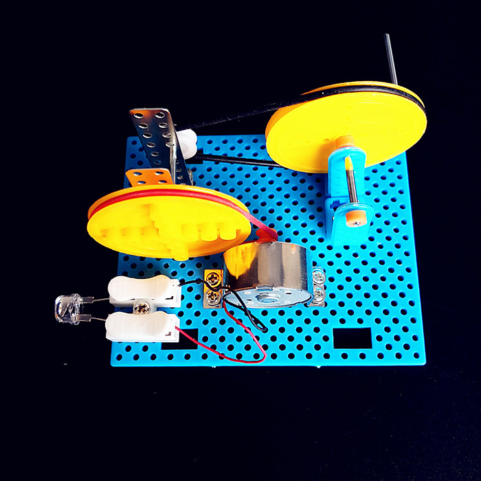 Feichao Hand-cranked Generator Model Electromagnetic Physics Experiment Equipment​ DIY Toys