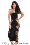 Zig Zag Shred Seamless Long Dress