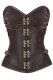 14 Steel Bone Steampunk Custom Made Corset with Thong