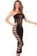 Big Spender Long Black Tube Dress