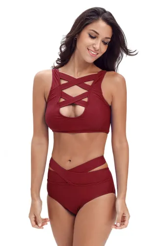 Brazil Scarlet Multiway Strap High Waist Bikini