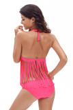 Rosy 2pcs Fringe Halter Bikini Swimsuit
