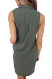 Army Green Button Down Tunic