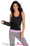 Black Power Belt Fitness Waist Trainer