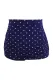 Polka Dot Print Retro High Waist Swim Bottom