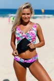 Kaleidoscope Insert Two Piece Tankini Swimsuit