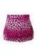 Rosy Leopard Print Retro High Waist Swim Bottom