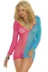 GoGo Fishnet Mini Dress