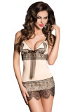 Apricot Sassy Flapper Dress & Thong
