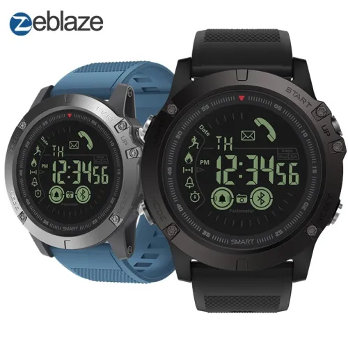 New Zeblaze VIBE 3 Flagship Rugged Smartwatch 33-month Standby Time 24h All-Weather Monitoring Smart Watch For IOS And Android