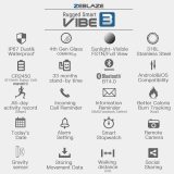 New Zeblaze VIBE 3 Flagship Rugged Smartwatch 33-month Standby Time 24h All-Weather Monitoring Smart Watch For IOS And Android