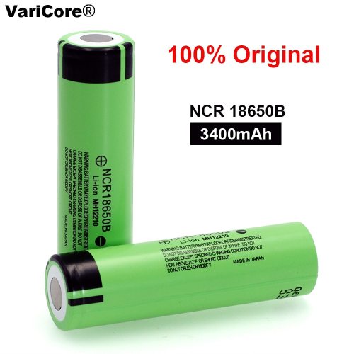 100% New Original NCR18650B 3.7 v 3400 mah 18650 Lithium Rechargeable Battery For Flashlight batteries