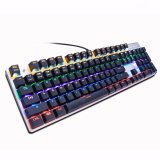 Metoo  Edition Mechanical Keyboard 87 keys Blue Switch Gaming Keyboards for Tablet Desktop  Russian sticker