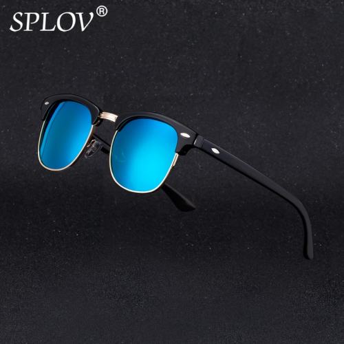Half Metal High Quality Sunglasses Men Women Brand Designer Glasses Mirror Sun Glasses Fashion Gafas Oculos De Sol UV400 Classic